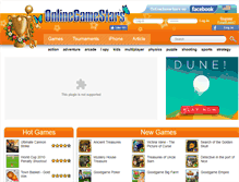 Tablet Screenshot of onlinegamestars.com